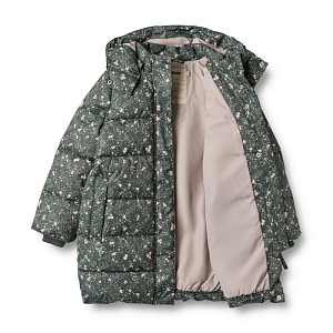 Пальто дутое Wheat "Yrsa Forest Lake Checked Flowers", магические цветы